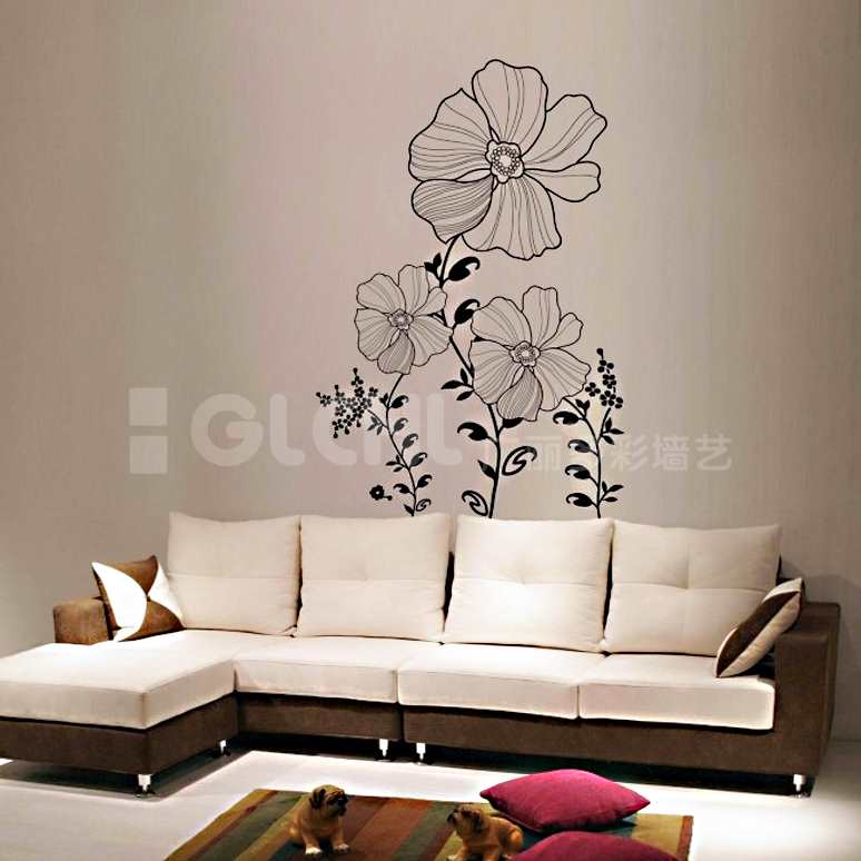 花紋沙發(fā)背景